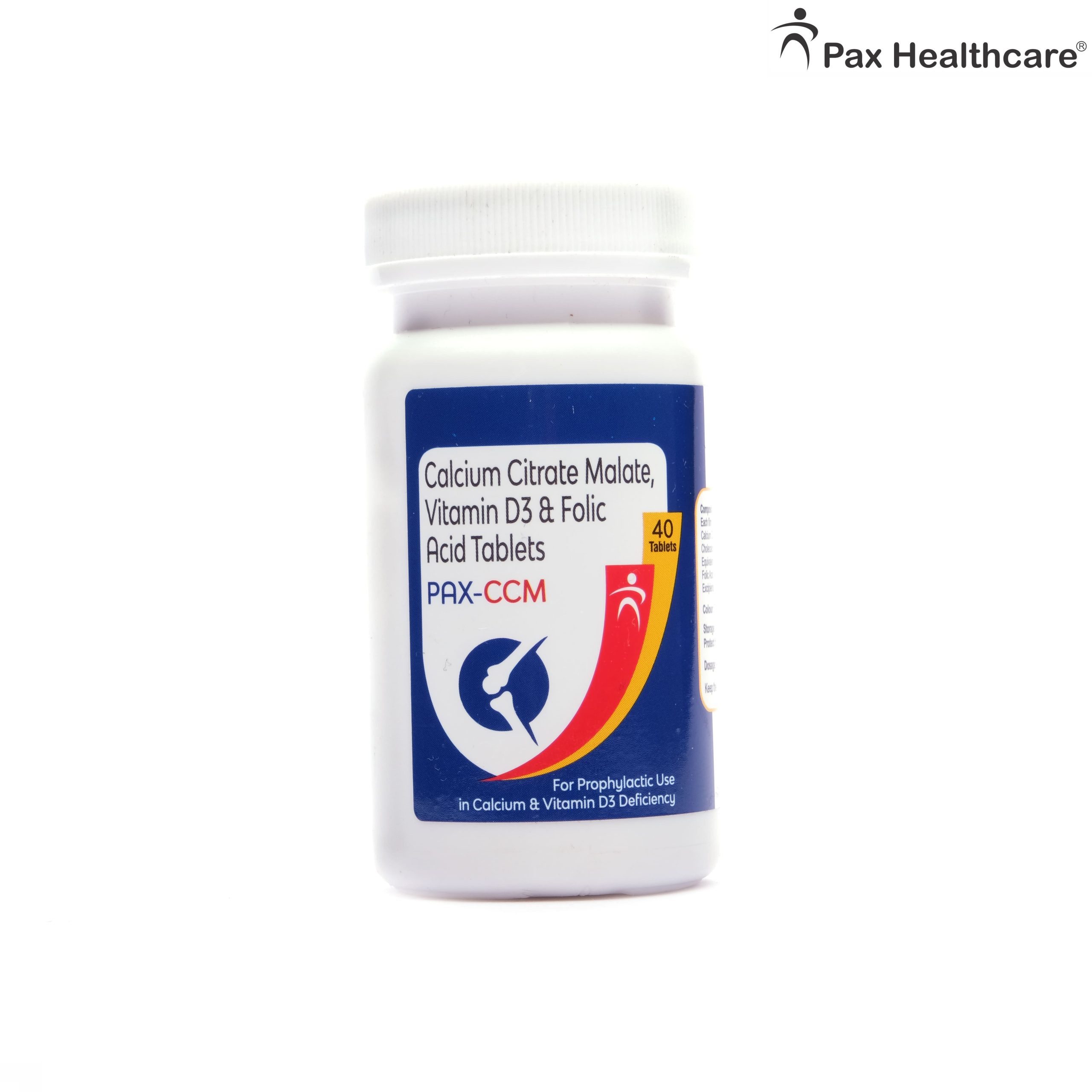 Calcium Citrate Malate, Vitamin D3 and Folic Acid Tablets